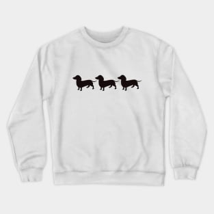 Dachshund, sausage, cute little dogs Crewneck Sweatshirt